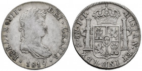 Ferdinand VII (1808-1833). 8 reales. 1819. Mexico. JJ. (Cal-1334). Ag. 26,90 g. Choice F/Almost VF. Est...60,00. 

Spanish Description: Fernando VII...