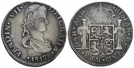 Ferdinand VII (1808-1833). 8 reales. 1817. Zacatecas. AG. (Cal-1458). Ag. 25,97 g. Toned. Choice VF. Est...350,00. 

Spanish Description: Fernando V...