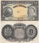 Bahamas, 1 Pound, 1961, VF, p15c
serial number: A/4 539603, signs: George Vincent Higgs- William Hart Sweeting- Charles B. Bethel, Queen Elizabeth II...