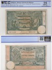 Belgium, 50 Francs, 1919, VF, p68b
PCGS 25, serial number: 287.X.180