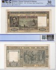 Belgium, 100 Francs, 1945, VF, p126
PCGS 30, serial number: 0489.K.997, King Leopold portrait