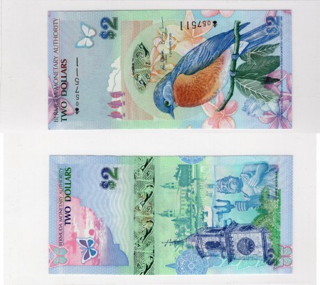 Bermuda, 2 Dollars, 2009, UNC, p57
serial number: 057511