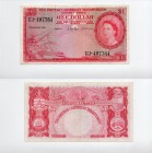 British Caribbean, 1 Dollar, 1961, VF, p7c
serial number: U3- 497764, Queen Elizabeth II portrait
