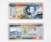 East Caribbean Islands, 10 Dollars, 1993, UNC, p27v 
serial number: A406046V, St. Vincent Island, Queen Elizabeth II portrait