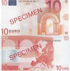 Euro, 10 Euro, 2001, UNC, SPECİMEN
serial number: 012345678900, SPECİMEN