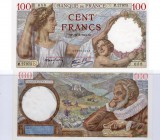France, 100 Francs, 1942, UNC, p94
serial number: M.27975-058
