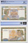France, 500 Francs, 1942, UNC, p95b
PCGS 64, OPQ, serial number: X.6964.259