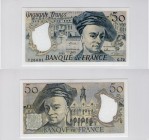 France, 50 Francs, 1992, p152f
serial number: G.72.726091, signs: Bruneel-Bonnardin-Charriau, French artist Maurice Quentin de La Tour portrait