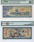 French Indo-China, 500 Piastres, 1944-1945, XF, p68r, REMAİNDER, RARE
PMG 40, serial number: T 115448/015448