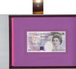Great Britain, 20 pounds, 1988-1991, UNC, p380e and p384a (RARE Pair of notes in Bank of England hand made folder, 1970 Series "D" Issue, last prefix ...