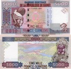 Guinea, 5.000 Francs, 2010, UNC, p44
serial number: RG 100150