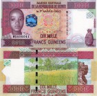 Guinea, 10.000 Francs, 2010, UNC, p45
serial number: WG 406041