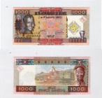 Guinea, 1000 Francs, 2006, UNC, p40 
serial number: LB 955153