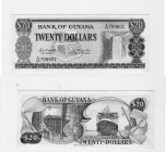 Guyana, 20 DollarS, 1966-1992, UNC, p24d
serial number: A/56 709601