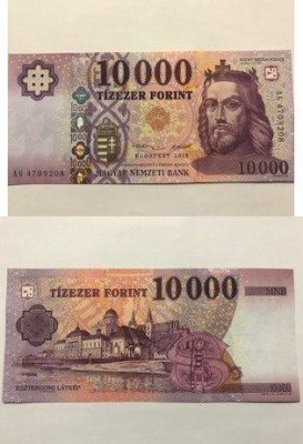 Hungary, 10.000 Forint, 2015, UNC, p200
serial number: AG 4709208, King St. Ste...