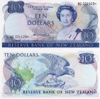 New Zealand, 10 Dollars, 1981, UNC, p172a, REPLACEMENT
serial number: NB 331129*, sign: Hardie, Queen Elizabeth II portrait