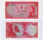 Rhodesia, 1 Pound, 1964, UNC, p25a
serial number: G/6 038762, Queen Elizabeth II portrait