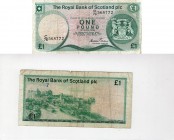 Scotland, 1 Pound, 1983, VF (-), p341b
serial number: C/76 568772
