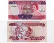 Solomon Islands, 10 Dollars, 1977, UNC, p7a
serial number:A/1 000388, Queen Elizabeth II portrait, FIRST PREFIX, LOW SERİAL NUMBER