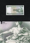 Sweden, 100 Kronor, 2005, UNC, p68, FOLDER
serial number: 009843, ommemorative w/Folder Tumba bruk 250 years