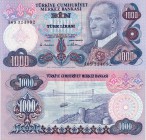 Turkey, 1000 Lira, 1978, UNC , p191, FIRST PREFİX (A)
serial number: A69 324092, Turkish army officer, revolutionary, and founder of the Republic of ...