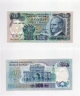 Turkey, 500 Lira, 1974, UNC (-) , p190d, RARE
serial number: K11 114721, "K" prefix is very rare, Turkish army officer, revolutionary, and founder of...
