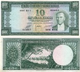 Turkey, 10 Lira, 1952, VF (+), p156
serial number: B11 60467, lightly pressed, Turkish army officer, revolutionary, and founder of the Republic of Tu...