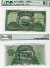 Turkey, 1 Lira, 1927, AUNC, p119a
PMG 53, serial number: 32 312769, Turkish army officer, revolutionary, and founder of the Republic of Turkey Mustaf...