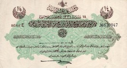 Turkey, Ottoman Empire, 1/4 Lira, 1915, XF (+), p81
V. Mehmed Reşad period, serial number: E 639847, AH: 1331, signs: (upper) Talat, (lower) Hüseyin ...
