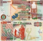 Zambia, 20.000 Kwacha, 2011, UNC, p47g
serial number: HN/03 6946752, sign: K. Fundanga
