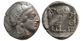 ATTICA, Athens. 440-404 BC. AR Tetradrachm. Fully Lustrous.
