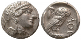 ATTICA, Athens. 440-404 BC. Silver Tetradrachm.