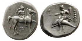 CALABRIA, Tarentum. Circa 272-235 BC. AR Nomo.