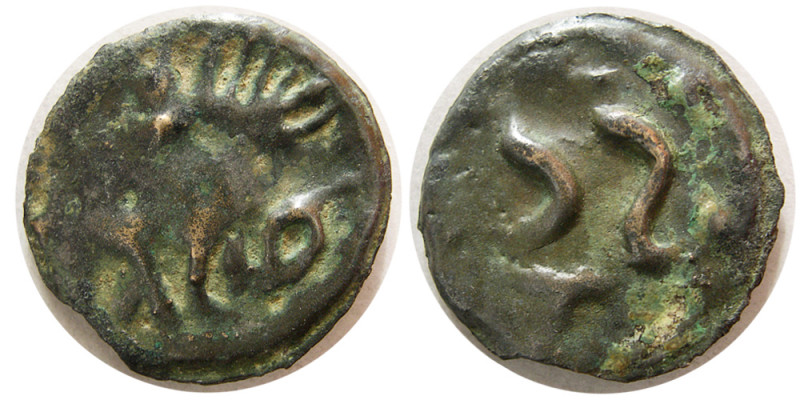 MESOPOTAMIA, Hatra. Mid-3rd century AD. Æ (7.63 gm; 27 mm). Radiate head of the ...