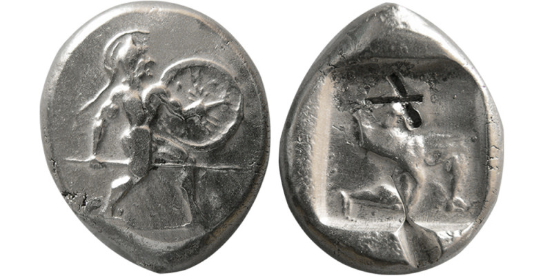 PAMPHYLIA, Aspendos. Circa 460-420 BC. AR Stater (10.88 gm; 22 mm). Well struck ...