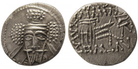 KINGS of PARTHIA. Vologases V (Circa AD 191-207/8). AR Drachm. Rare.
