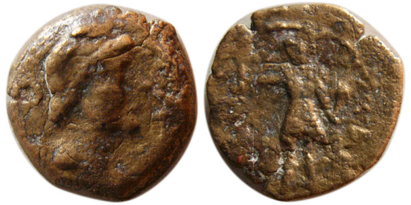 KINGS of ELYMIAS. Tigraios (138/7-133/2 BC). Æ chalkous (1.72 gm; 14 mm). Susa m...
