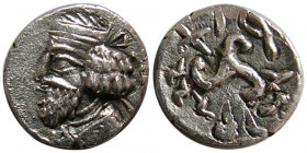 KINGS of PERSIS. Pakor I (1st century AD). AR Obol.