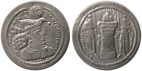 SASANIAN KINGS. Hormizd II (303-309 AD). Silver Drachm