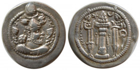 SASANIAN KINGS. Peroz, (459-484 AD). AR Drachm