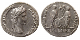 ROMAN EMPIRE. Augustus. 27 BC. - AD. 14. Silver Denarius