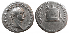 ROMAN EMPIRE. Domitian. (81-96 AD). AR Denarius.