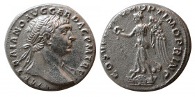 ROMAN EMPIRE. Trajan. (98-117 AD). AR Denarius.