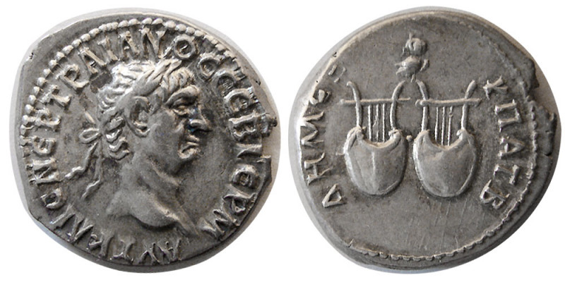 ROMAN EMPIRE. LYCIAN LEAGUE. Trajan. 98-117 AD. AR Drachm (3.64 gm; 17 mm). Cos....
