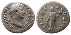 ROMAN EMPIRE. Hadrian. (117-138 AD). AR Denarius