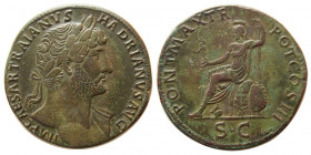 ROMAN EMPIRE. Hadrian. (117-138 AD). Æ Sestertius.