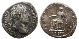 ROMAN EMPIRE. Hadrian. AD 117-138. AR Denarius