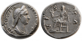 ROMAN EMPIRE. Sabina. AD. 128-136. AR Denarius.