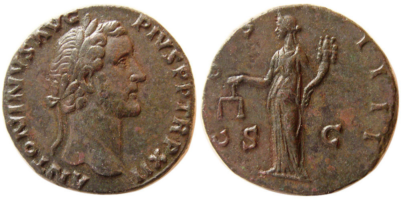 ROMAN EMPIRE. Antoninius Pius. AD. 138-161. Æ Sestertius (25.02 gm; 30 mm). Rome...