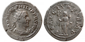 ROMAN EMPIRE. Philip I, the Arab. 244-249. AR Antoninianus